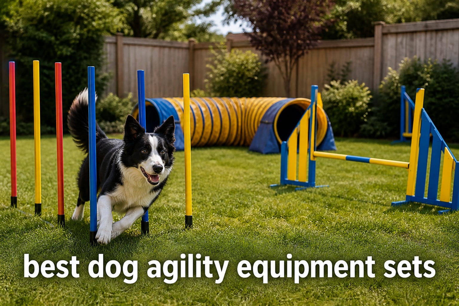 best dog agility equipment sets