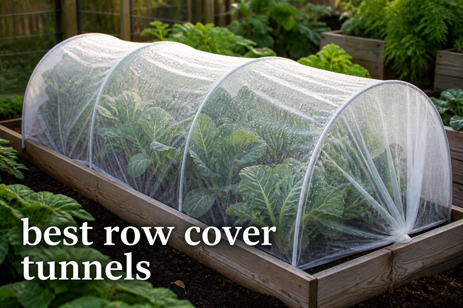 best row cover tunnels