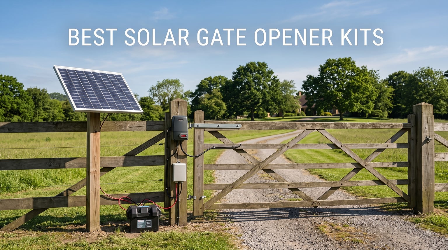 best solar gate opener kits