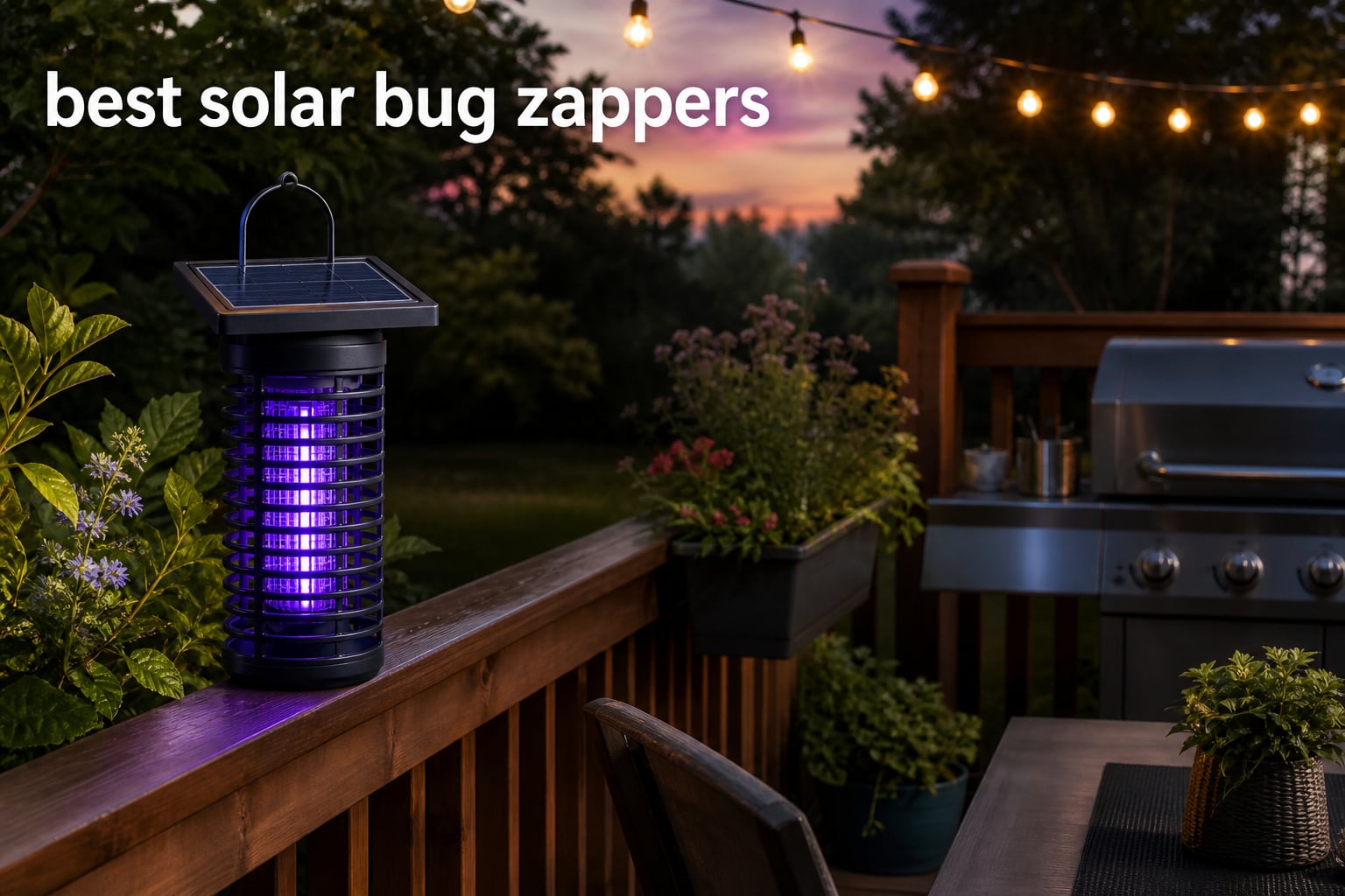 best solar bug zappers