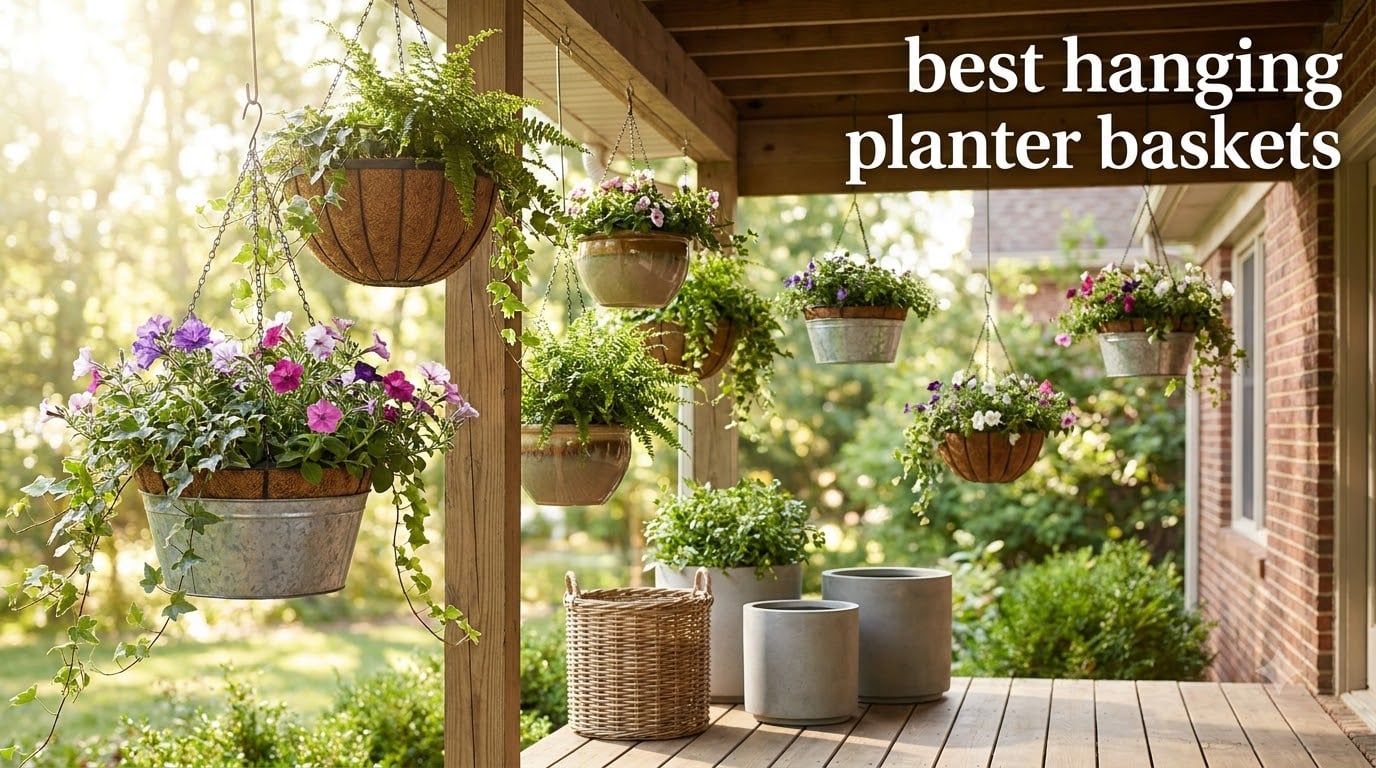 best hanging planter baskets