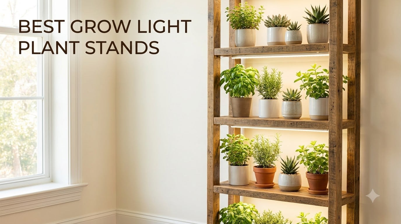 best grow light plant stands