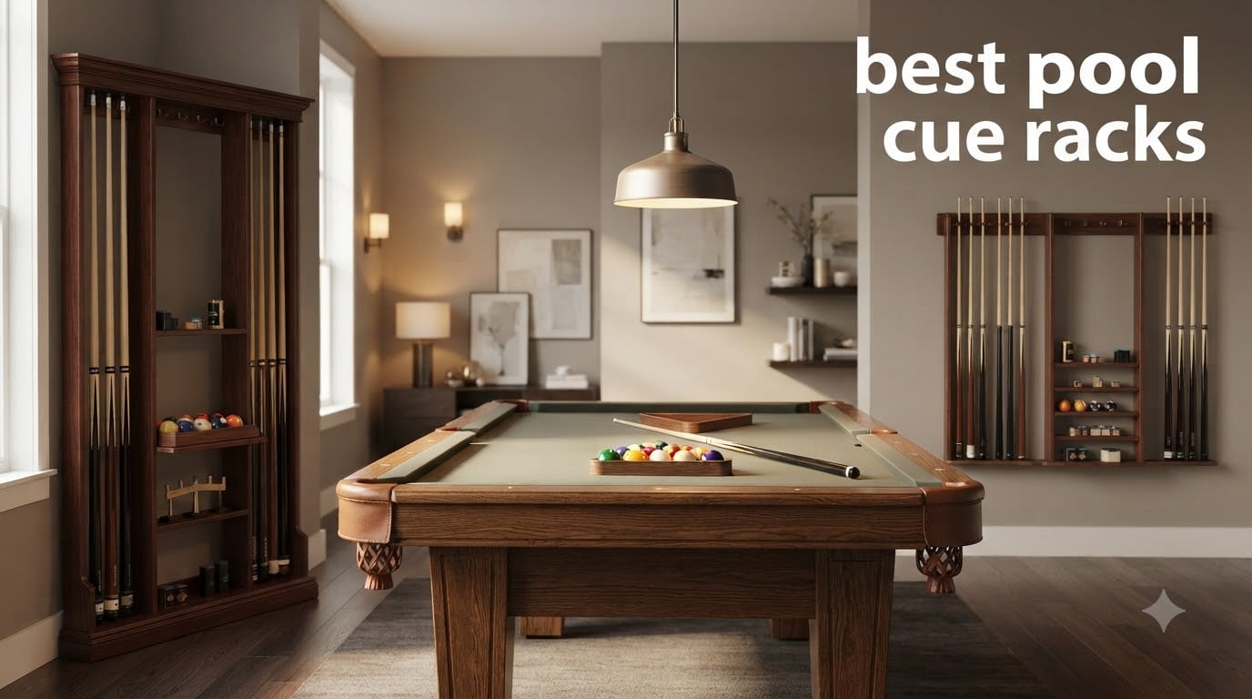 best pool cue racks