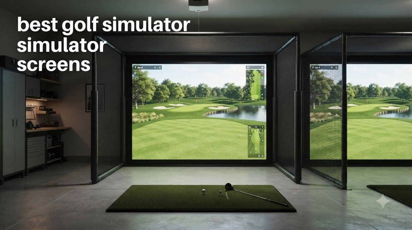 best golf simulator screens