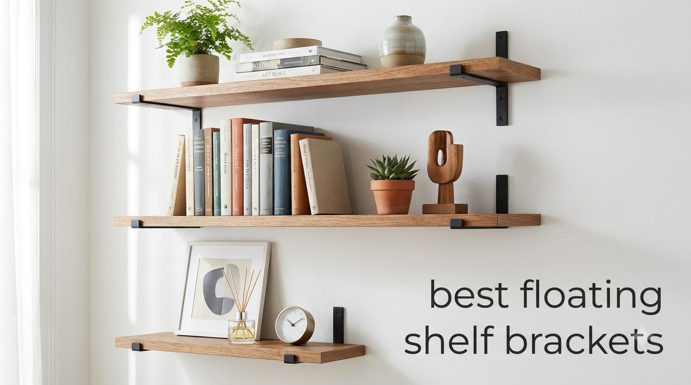 best floating shelf brackets
