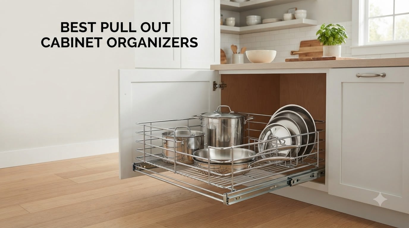 best pull out cabinet organizers