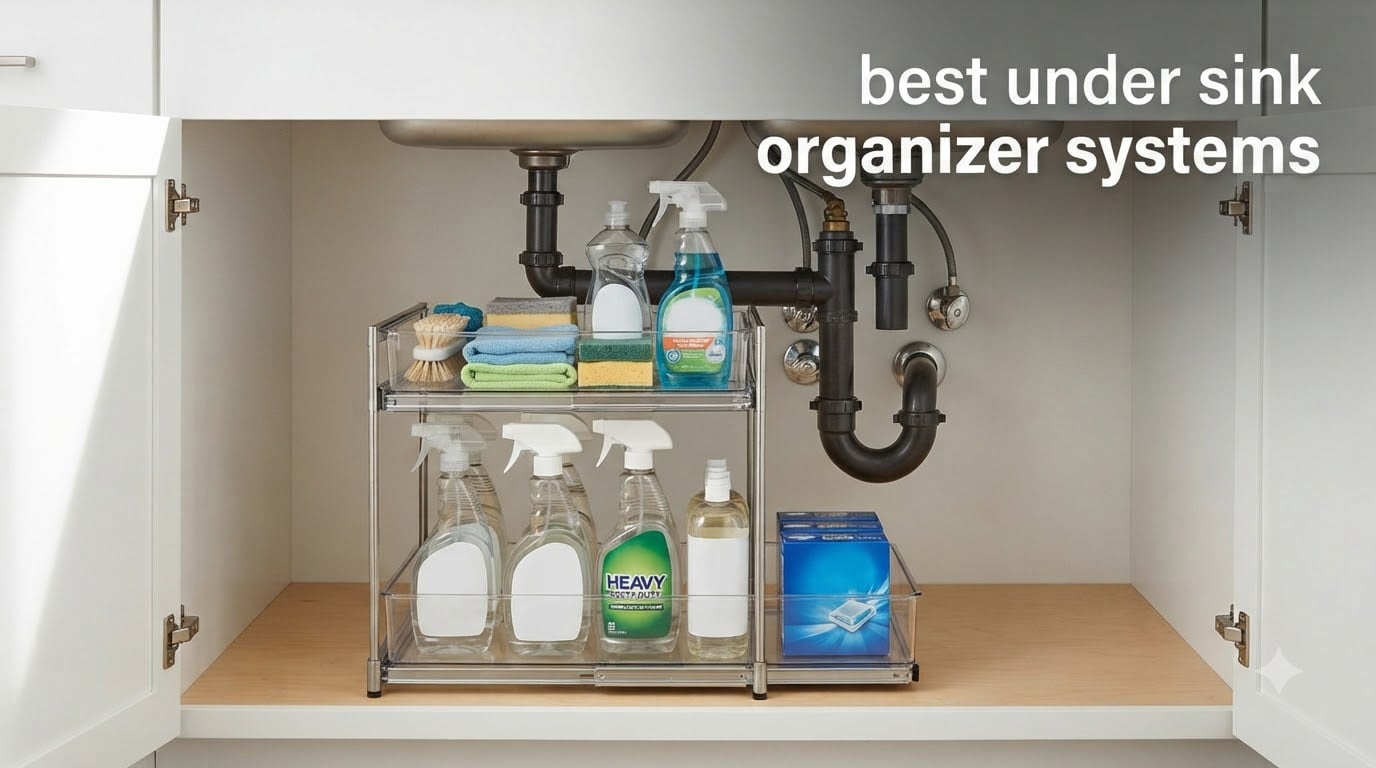 best under sink organizer systems