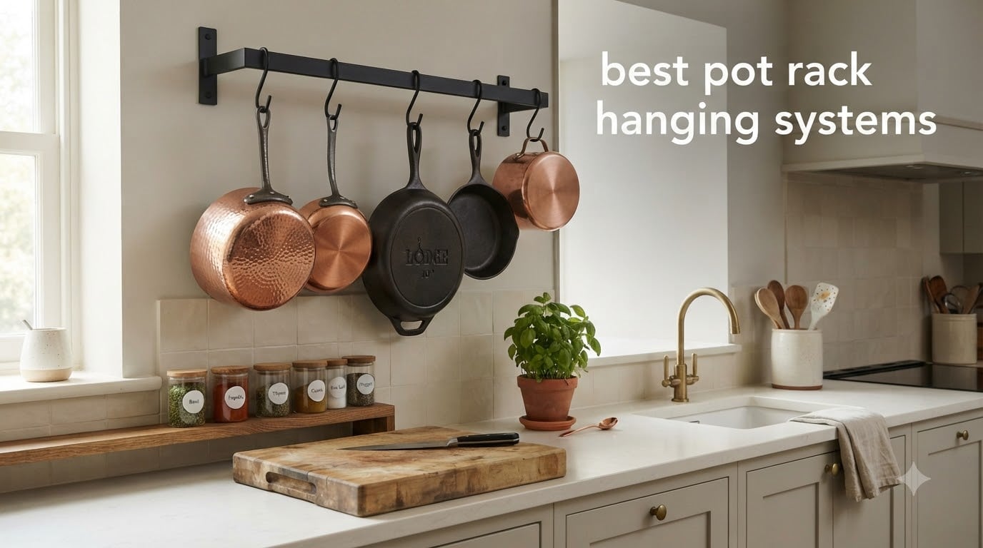 best pot rack hanging systems