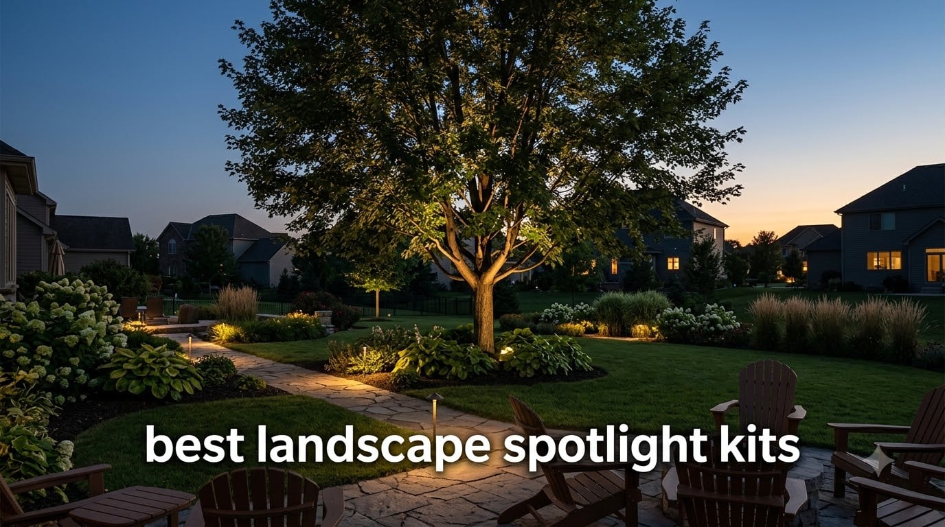 best landscape spotlight kits