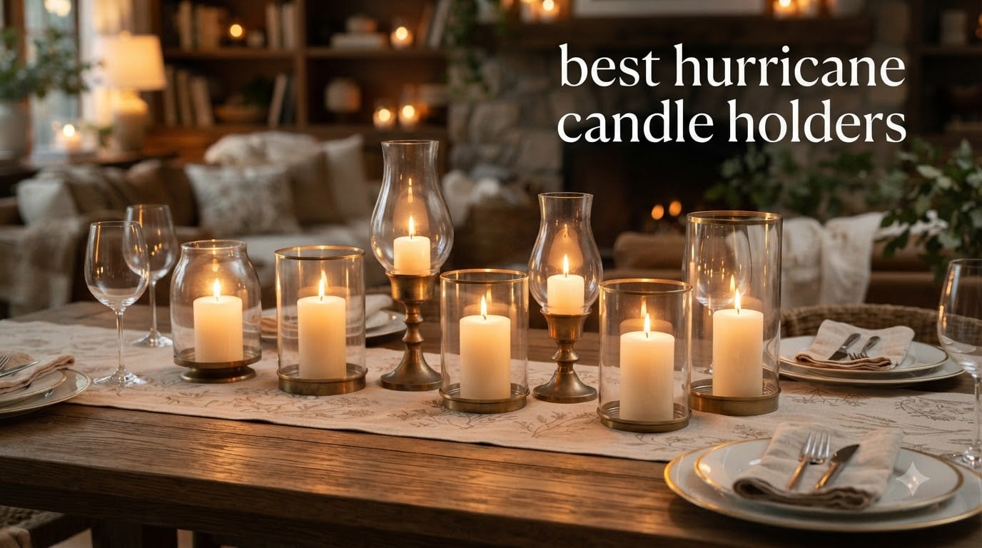 best hurricane candle holders