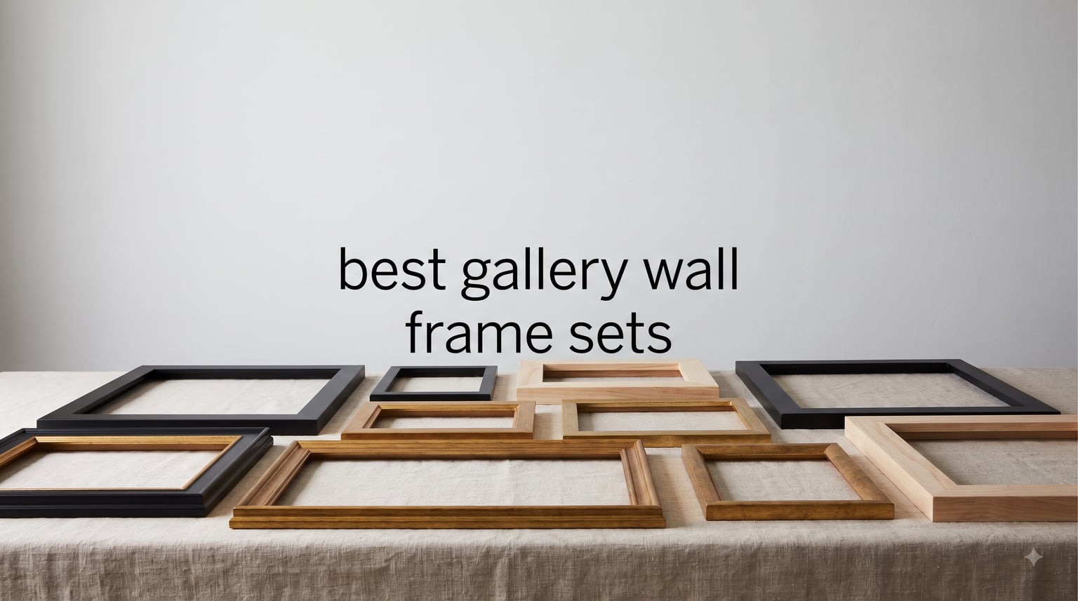 best gallery wall frame sets