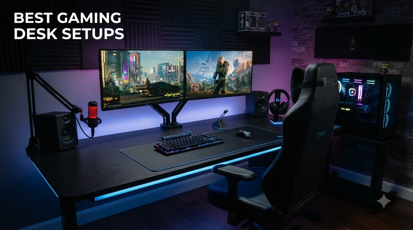 best gaming desk setups