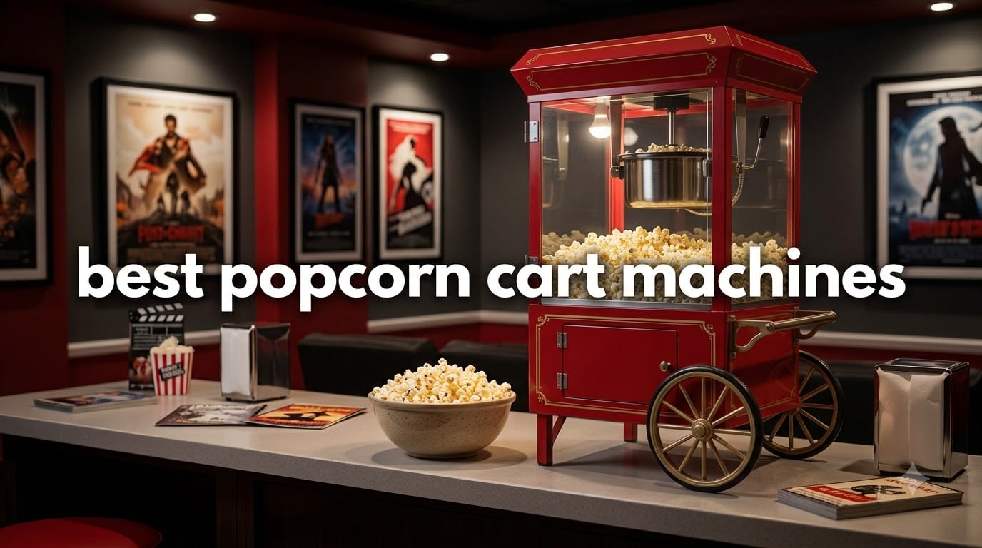 best popcorn cart machines