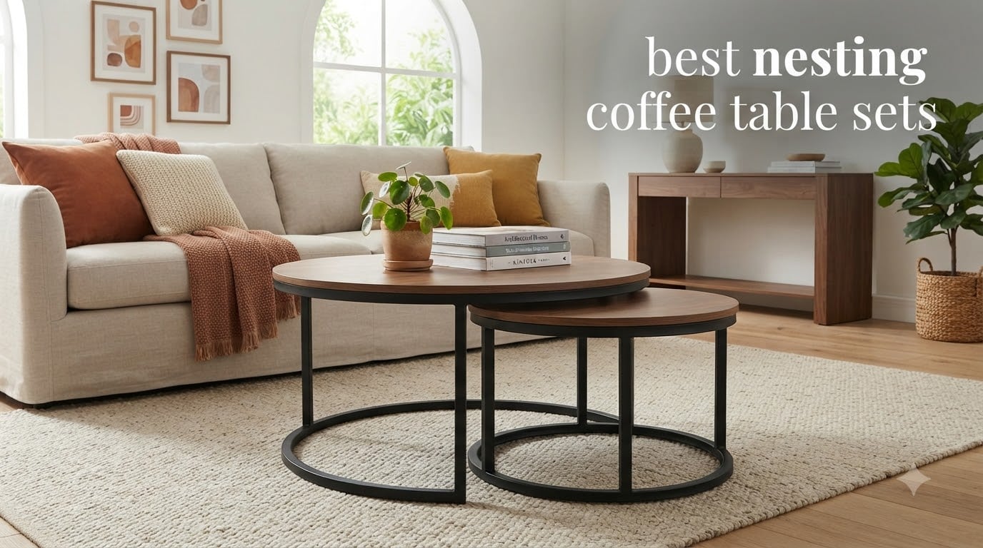 best nesting coffee table sets