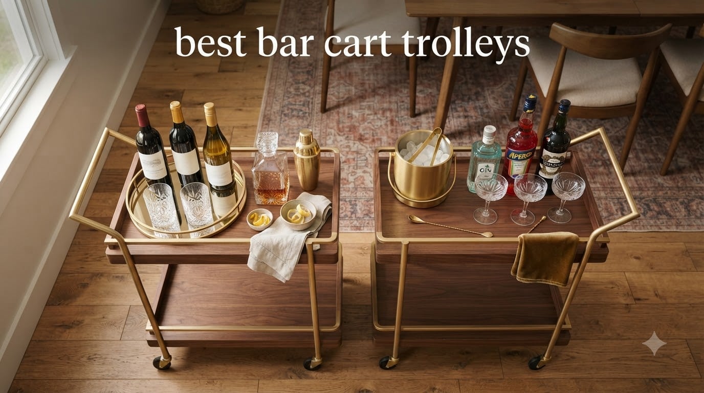 best bar cart trolleys