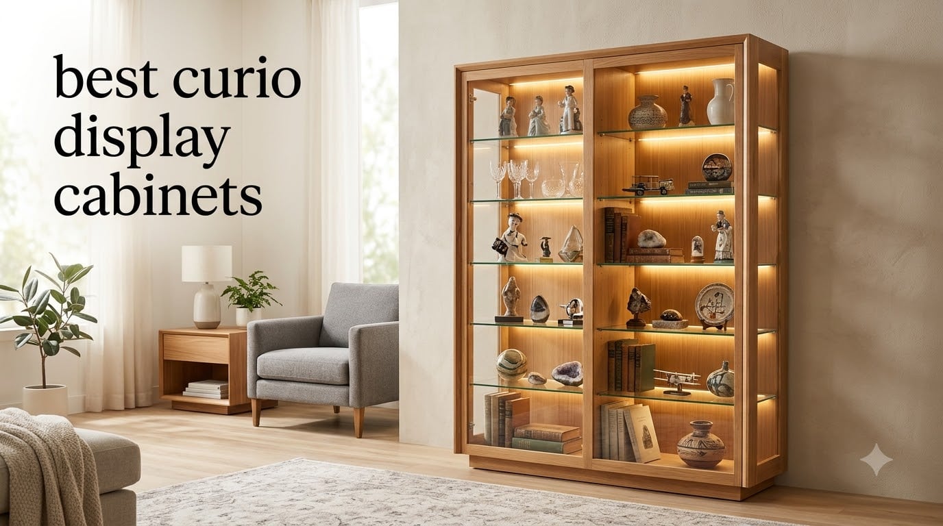 best curio display cabinets