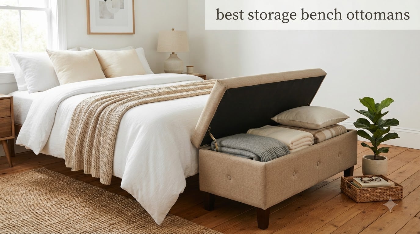 best storage bench ottomans