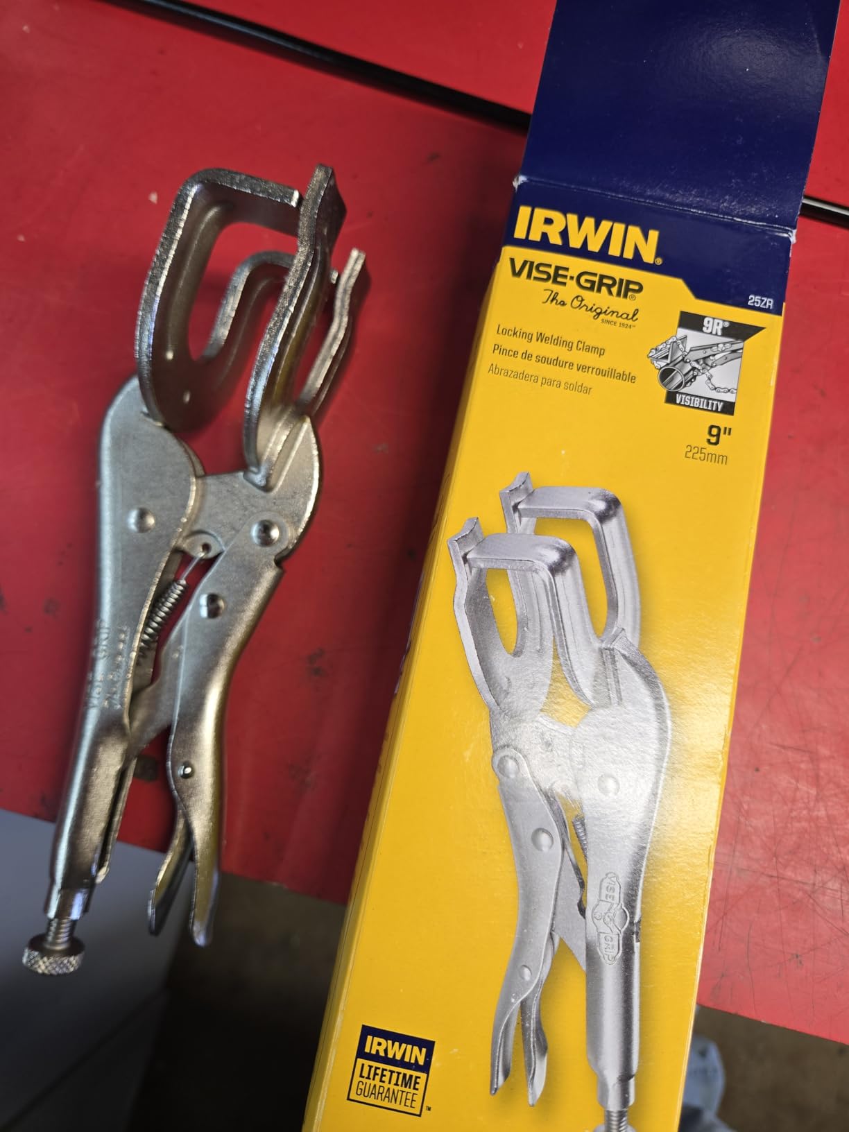 IRWIN VISE-GRIP Locking Pliers, Welding Clamp, 9-Inch customer photo 2