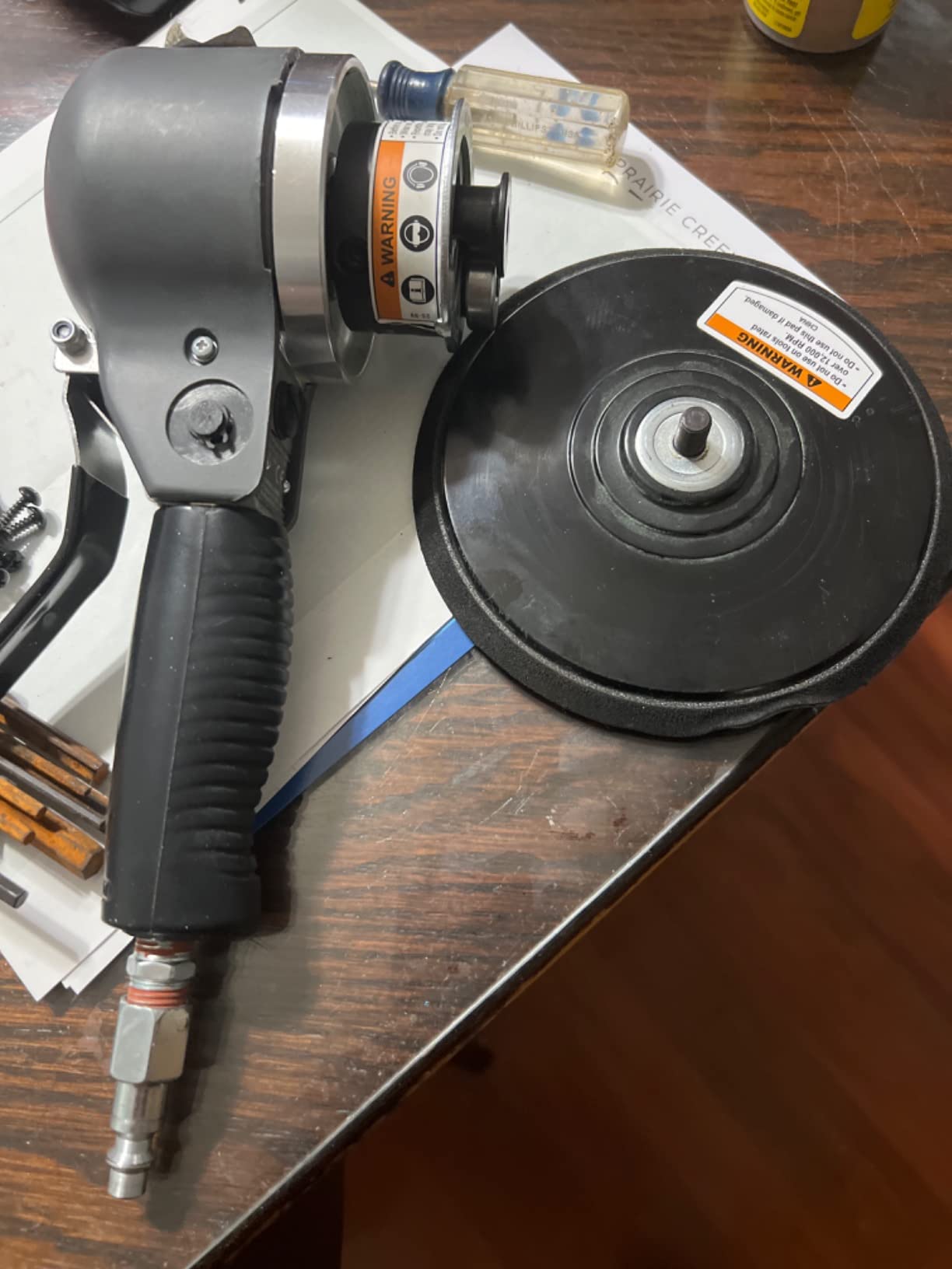 Ingersoll Rand 311A Dual-Action Angle Air Sander | Features a 6