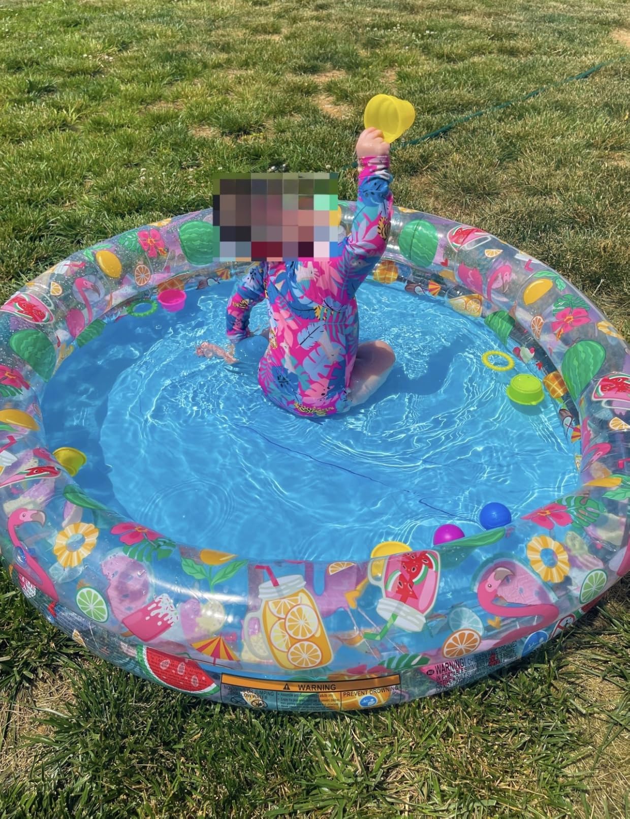 Intex Inflatable Stars Kiddie 2 Ring Circles Swimming Pool (48