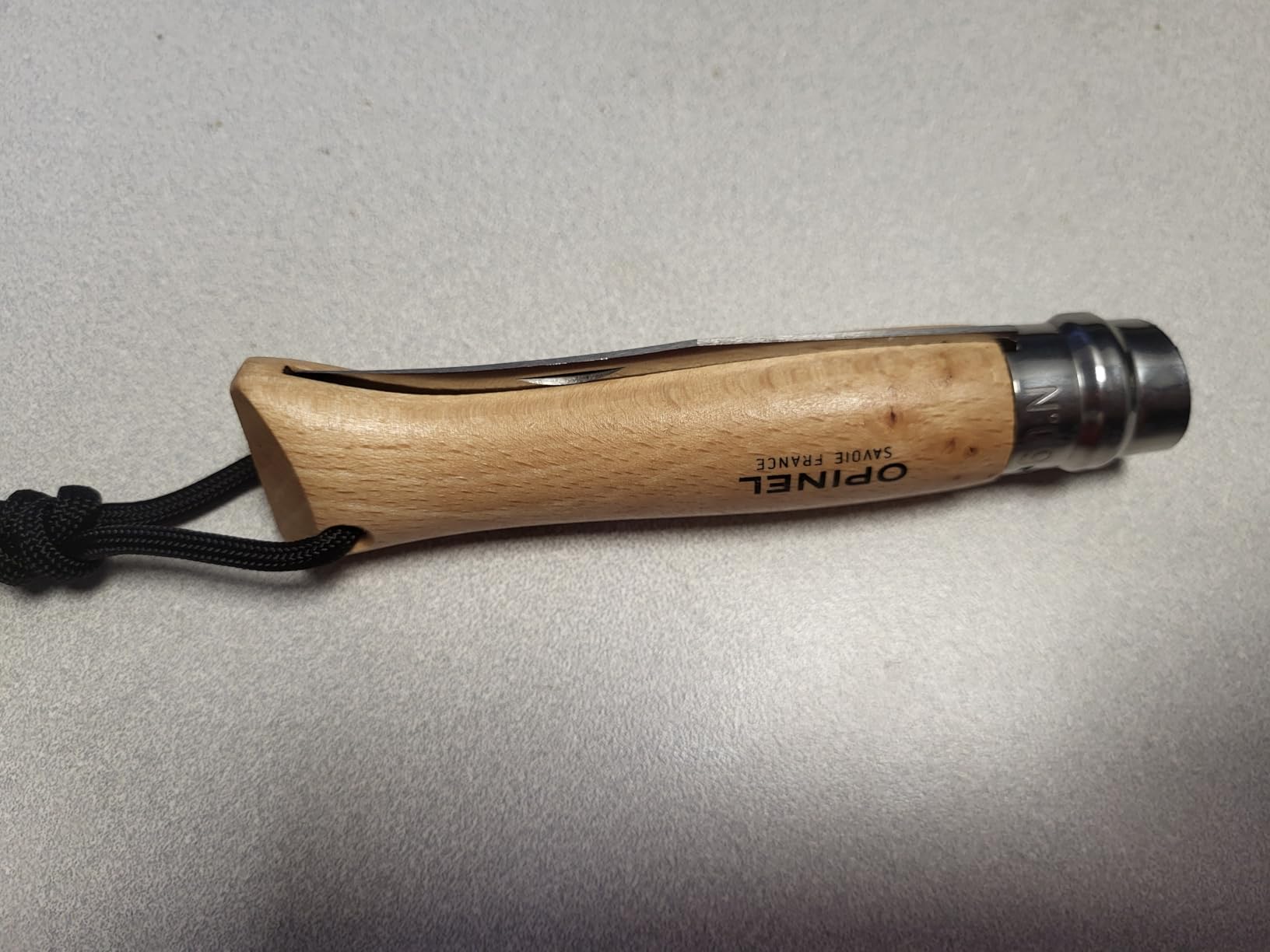 Opinel No. 08 INOX - Stainless Steel Folding Pocket Knife, Beechwood Handle customer photo 1