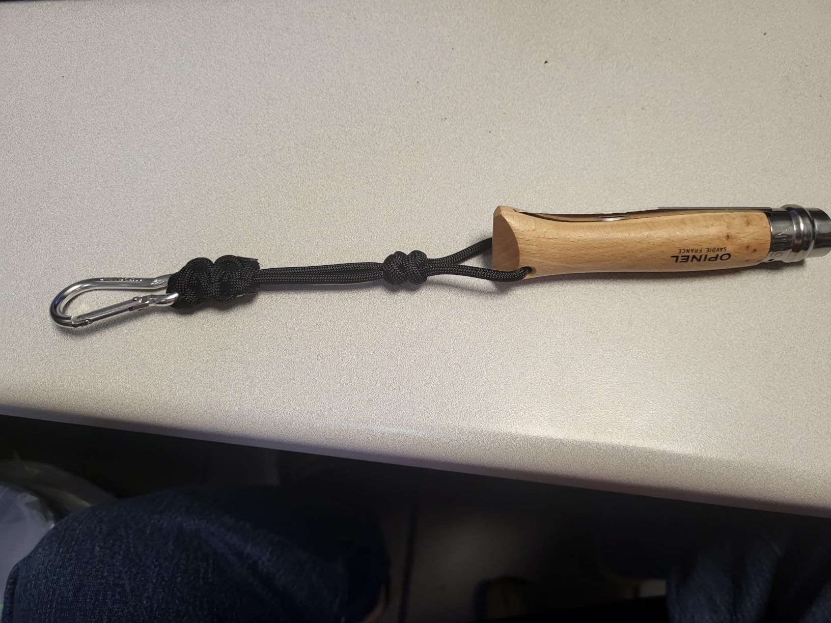 Opinel No. 08 INOX - Stainless Steel Folding Pocket Knife, Beechwood Handle customer photo 2