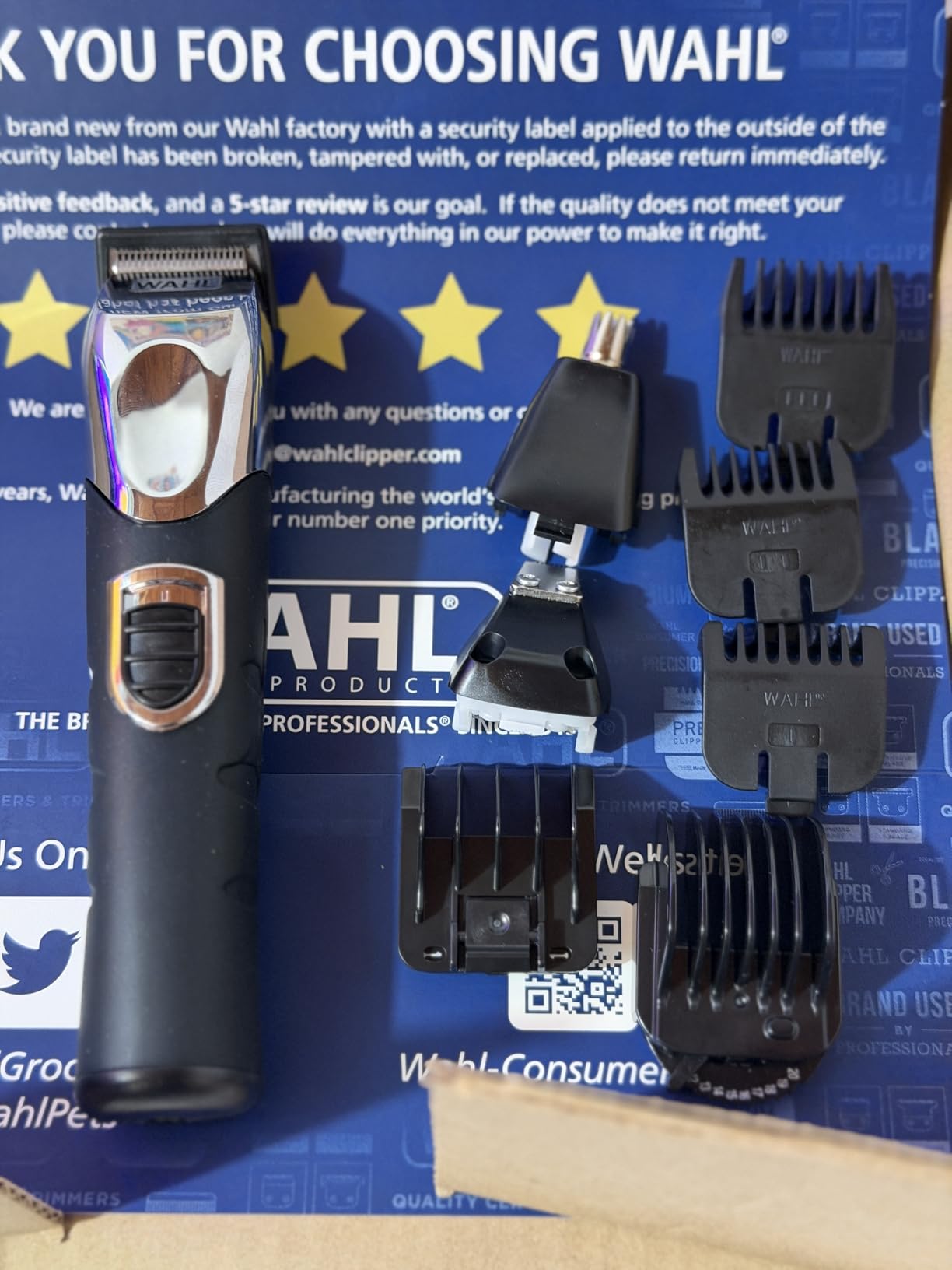 Wahl USA Rechargeable Lithium Ion All in One Beard Trimmer for Men customer photo 2