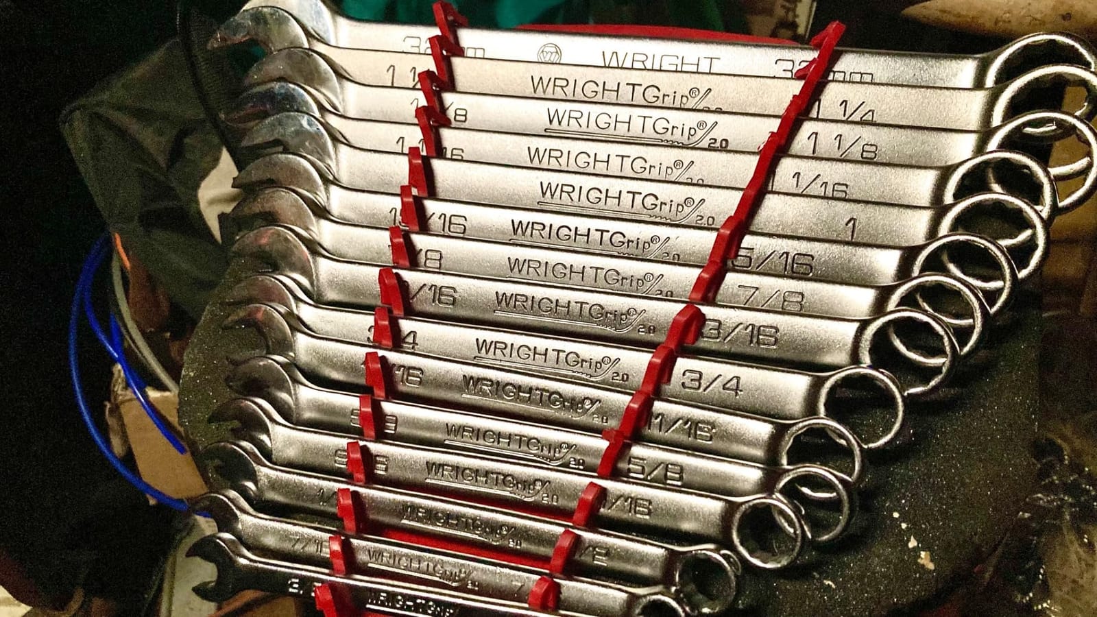 Wright Tool 750 Combination Wrench Set 12 Point Metric Satin Finish 11 Piece 7MM-19MM Forged Steel USA Made Anti-Slip Wright Grip 2.0 customer photo 1