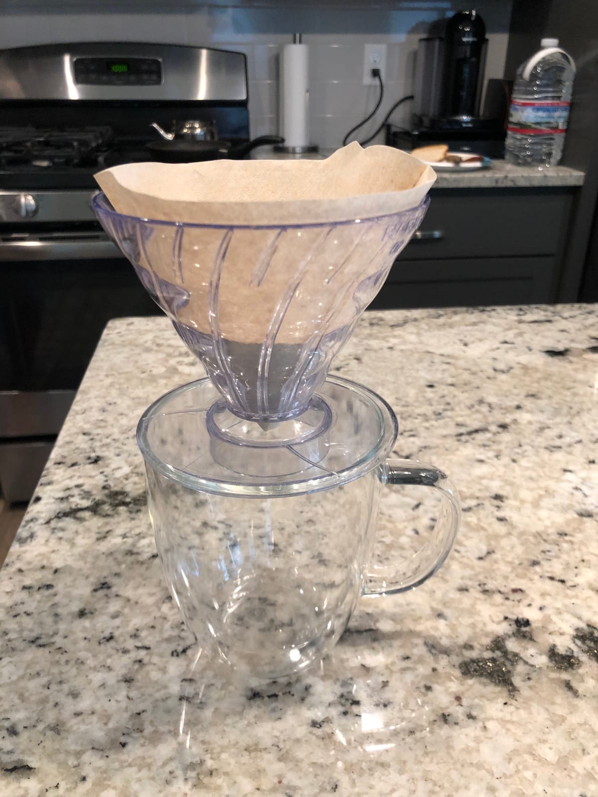 HARIO V60 Plastic Coffee Dripper, Size 02, Clear customer photo 1