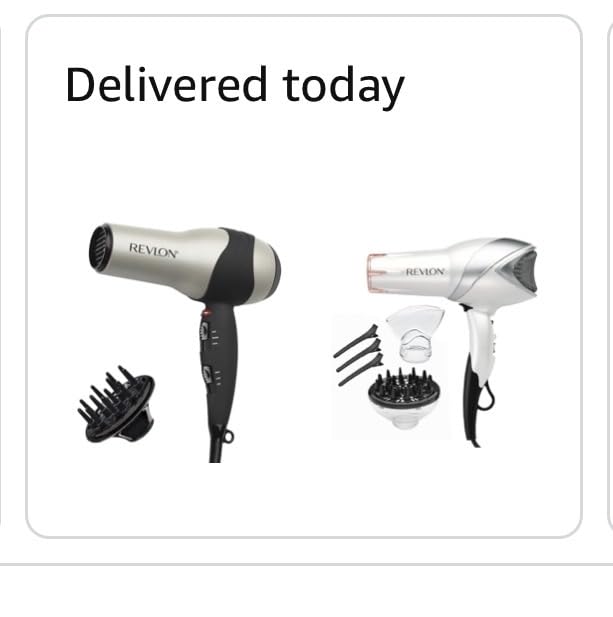 REVLON Turbo Hair Dryer | 1875 Watts of Maximum Shine, Fast Dry (Silver) | Built for Speed, Style & Shine, Fast Drying, Reduces Frizz, 3X Ceramic Coating customer photo 2