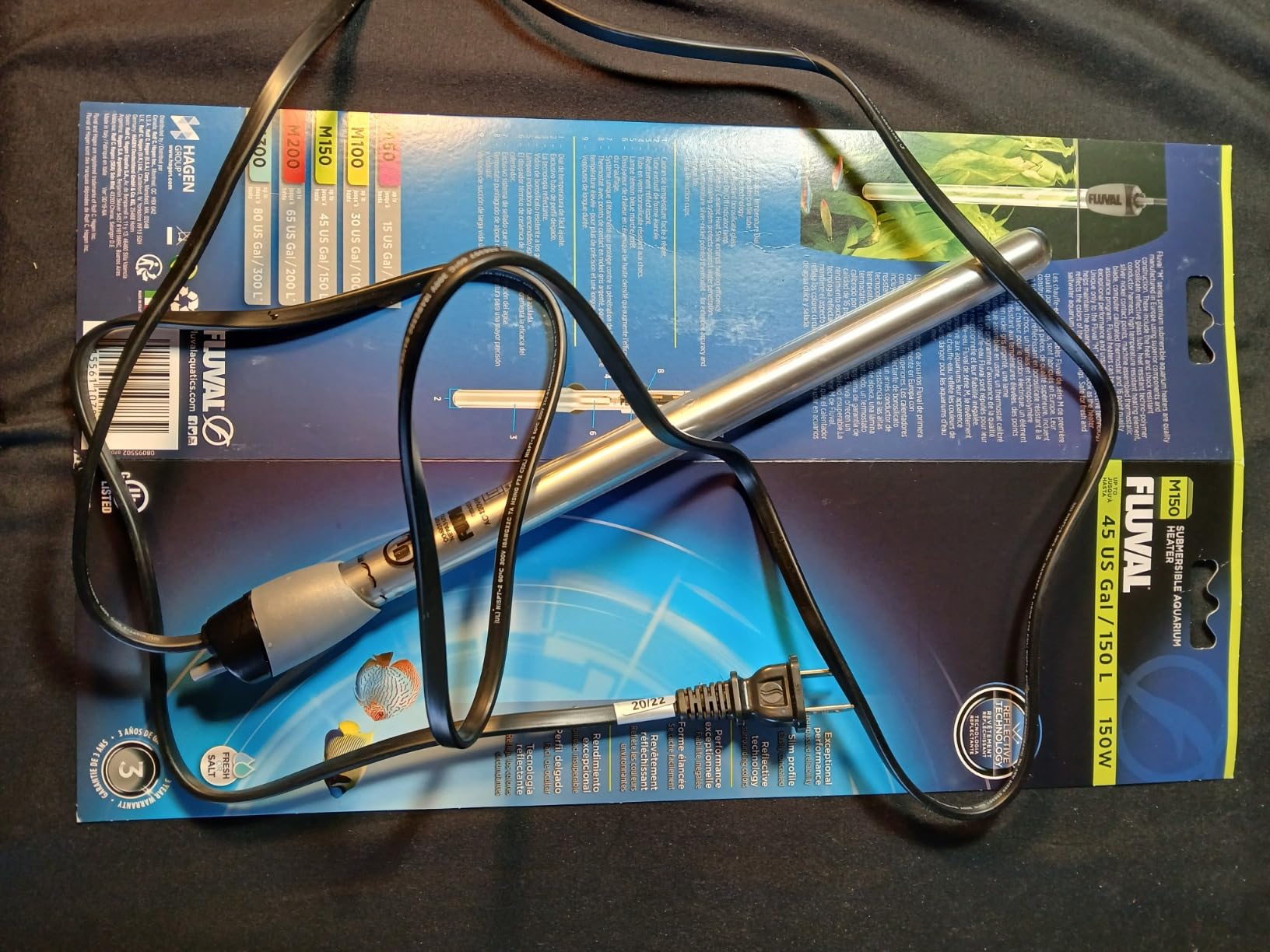 Fluval M 150-Watt Submersible Aquarium Heater - Up to 45 Gallons customer photo 2
