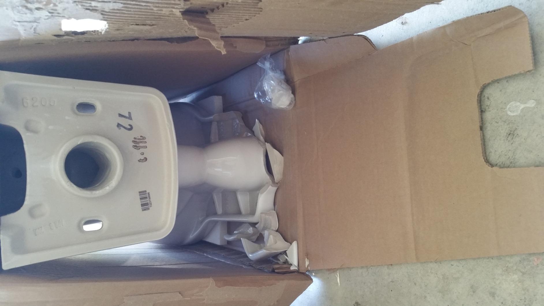 American Standard 2878.016.020 Yorkville Two-Piece Pressure Assisted Toilet, Chair Height, Elongated Front, White, 1.6 GPF customer photo 1