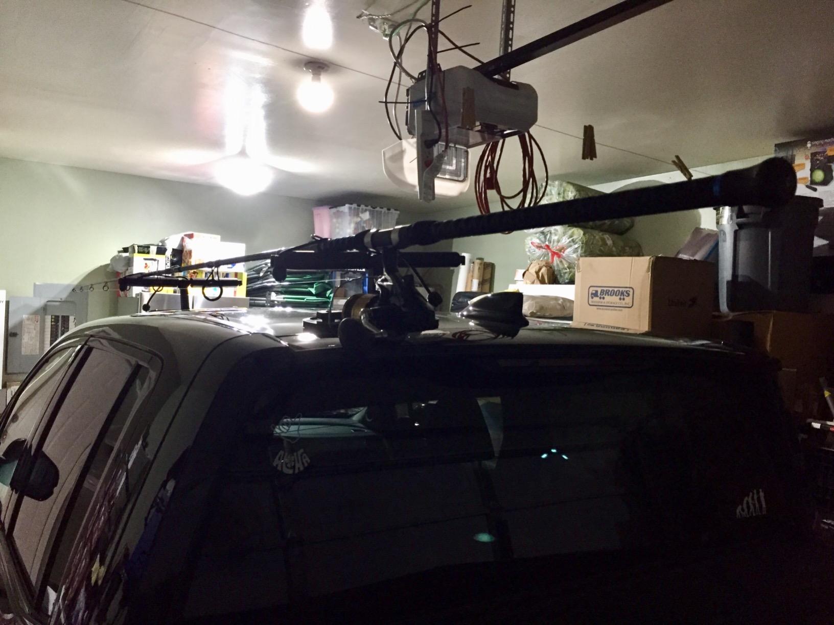 Tight Line Enterprises Magnetic Fishing Rod Racks for Vehicle (Truck or SUV) with Ferrous Metal Hood and Roof (Black) customer photo 1