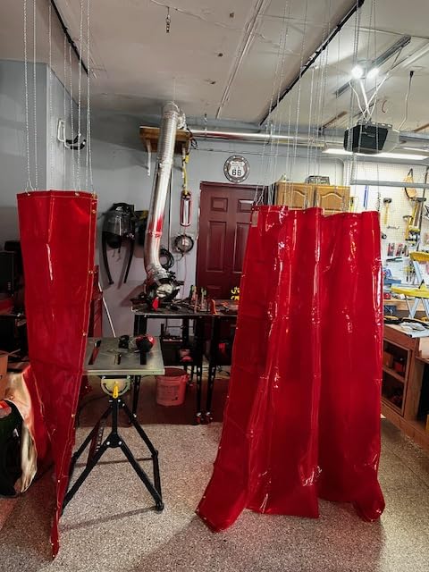 Tillman 603R68 6' X 8' Orange Vinyl Replacement Welding Curtain customer photo 1