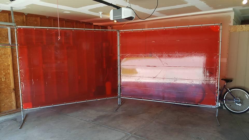 Tillman 603R68 6' X 8' Orange Vinyl Replacement Welding Curtain customer photo 2