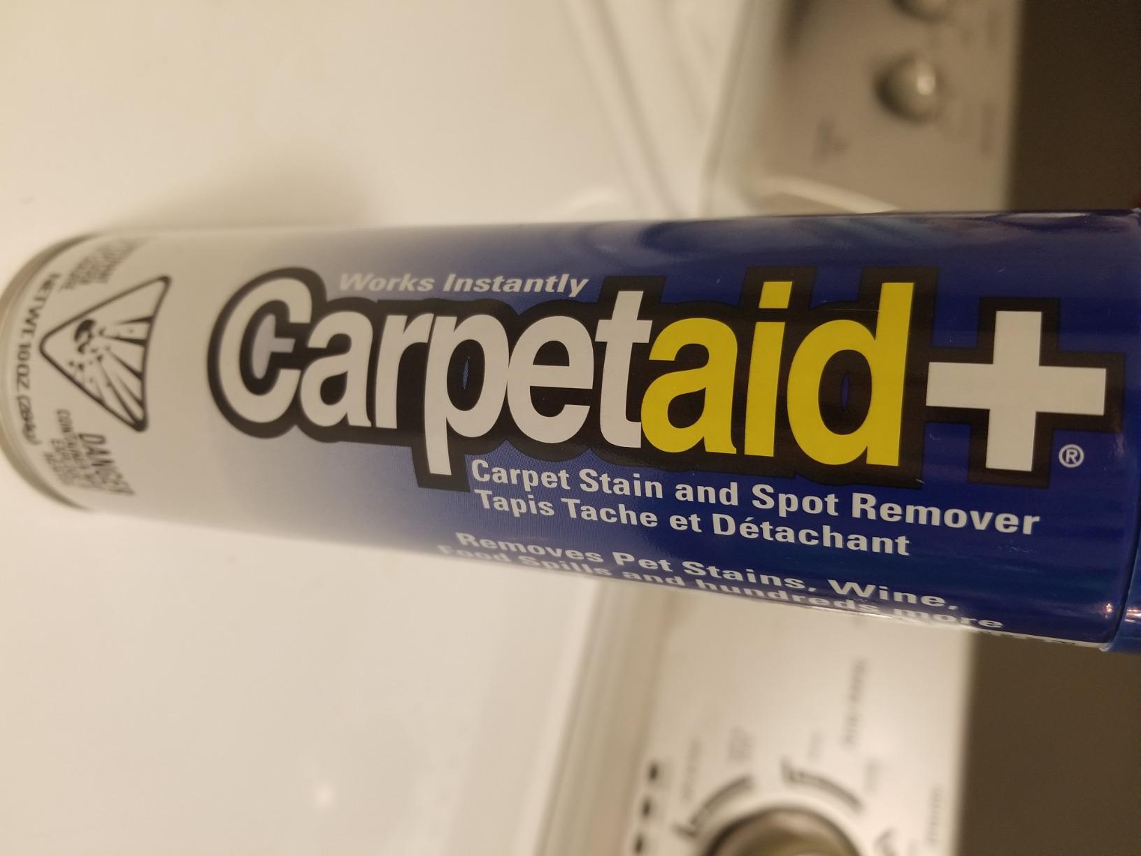 Carpet Aid Spot and Stain Remover, pH Balanced Cleaner for Carpets, Rugs, and Upholstery - Removes Oil, Grease, Ink, Coffee, Pet Urine, and Lipstick customer photo 2