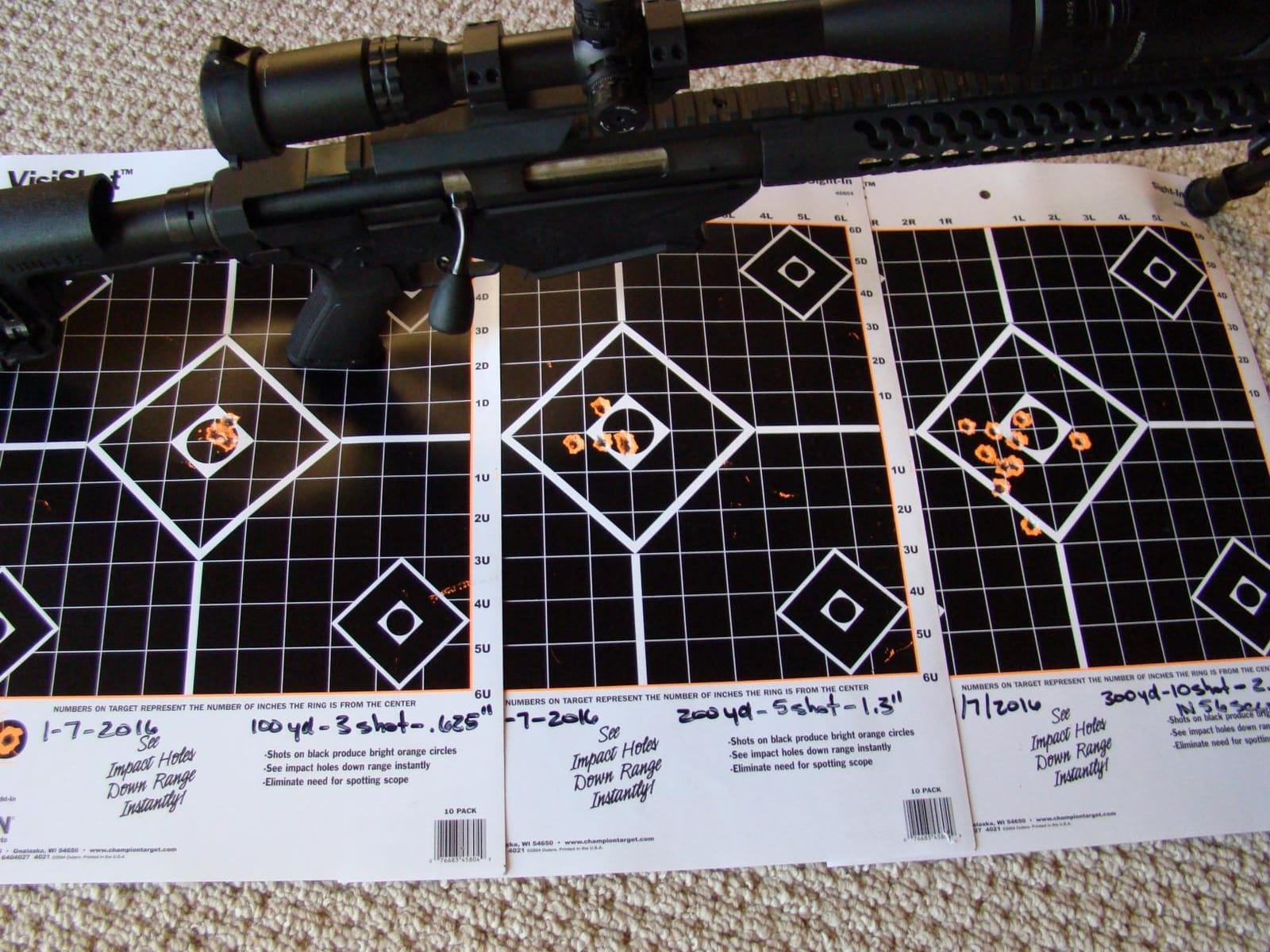 FSI Rifle Scopes 4-16x50 / 6-24x50 /4-12x50 w/Front AO Adjustment, Red/Blue/Green Illuminated Reticle with Picatinny Scope Rings customer photo 1