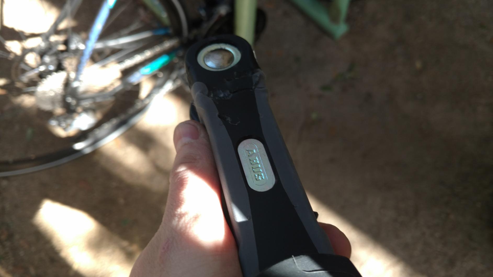 ABUS 551604 Bordo GRANIT X Plus 6500/85cm (33.46 in) black - Folding lock, Bike lock, Security level 15, 85cm/5.5mm (55160) customer photo 2