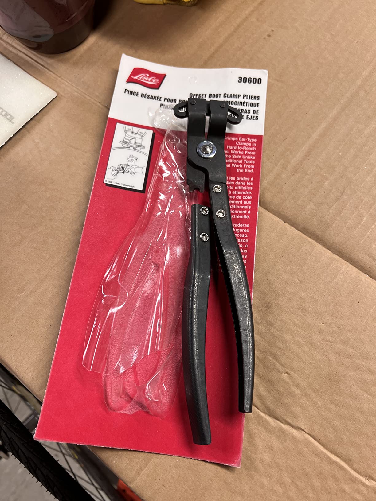 Lisle 30600 Offset Boot Clamp Plier customer photo 2