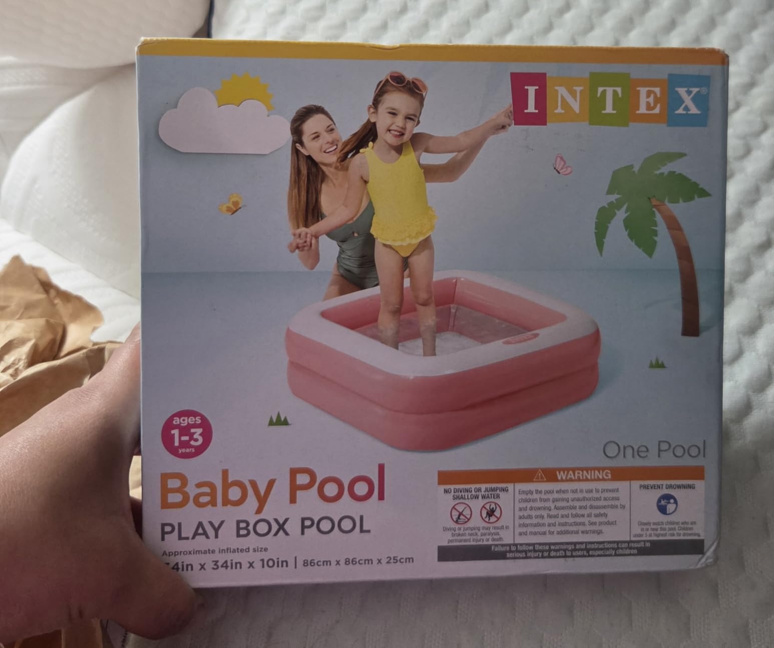 Intex 57100EP Play Box Inflatable Kiddie Pools, 1 Pack, Color May Vary customer photo 1