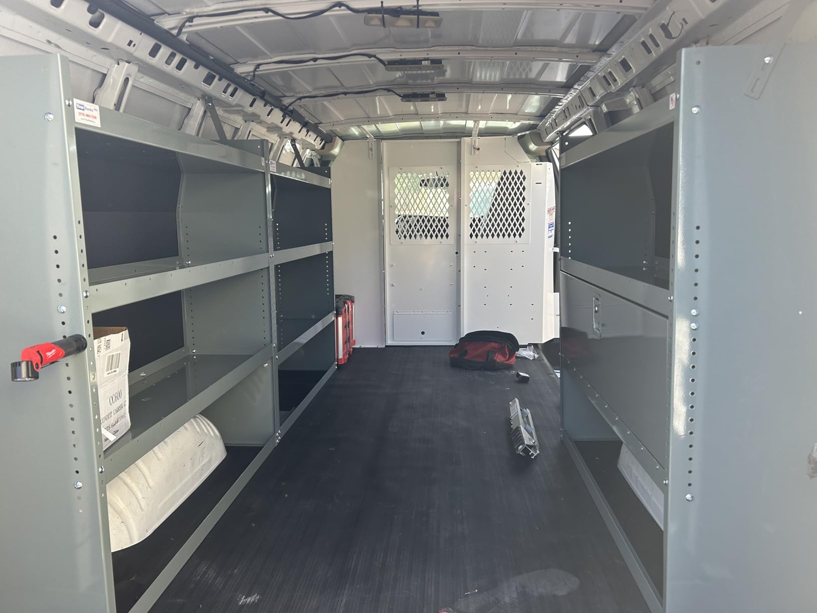 True Racks Van Shelving Storage System - Package 3 pc. Set for Full Size Van customer photo 1