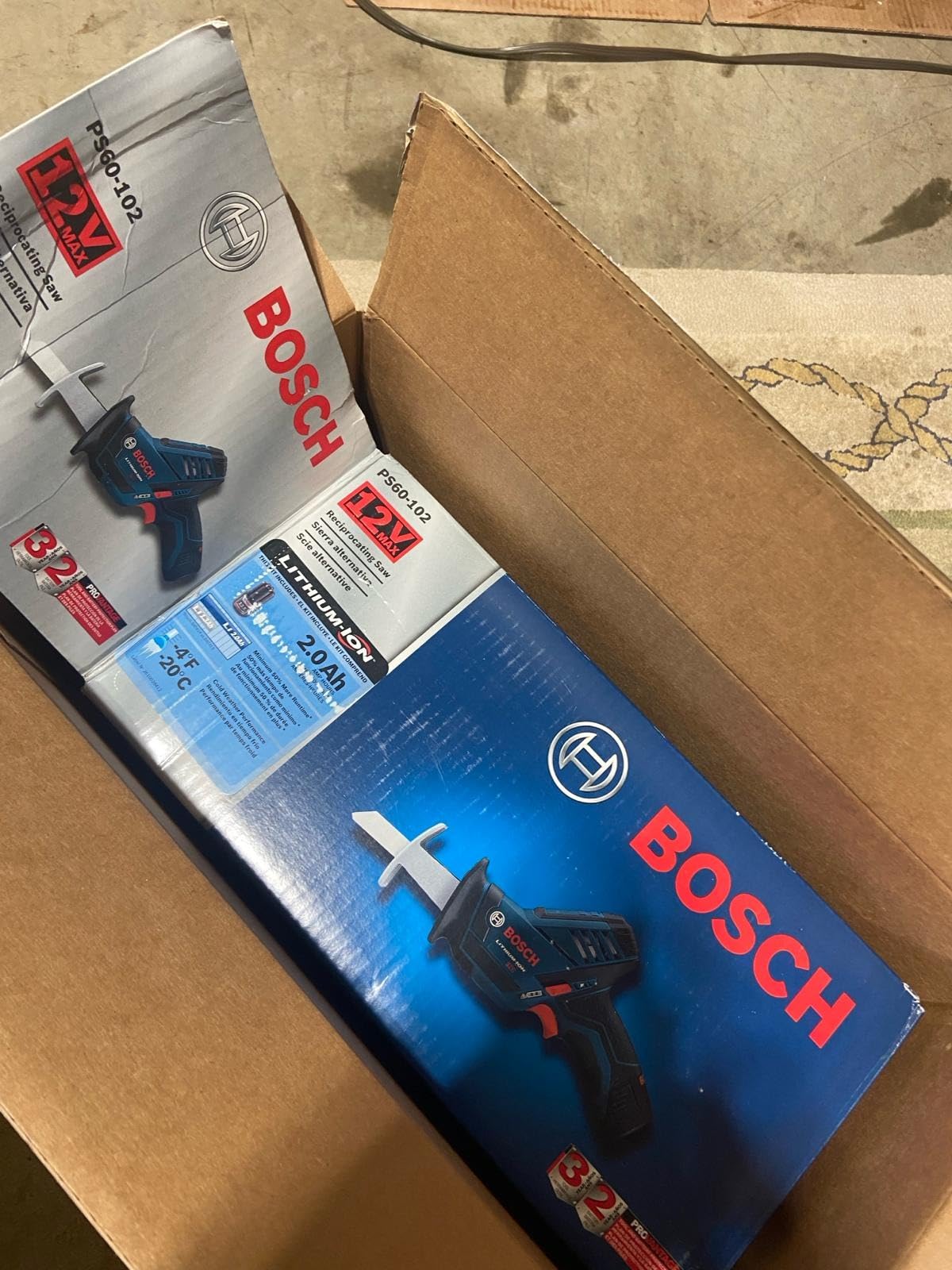 BOSCH PS60-102 12V Max Pocket Reciprocating Saw Kit with 2.5Ah Battery customer photo 1