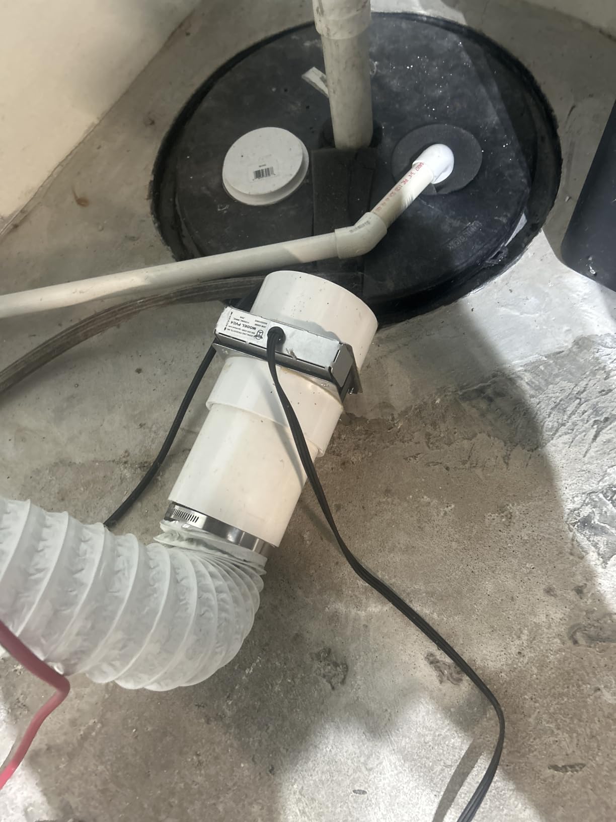 Tjernlund PVC4 Radon Mitigation Fan Model - Exhaust Fan with 6-Ft. Power Cord, Minimal Power Consumption, 4 In. PVC Pipe customer photo 1