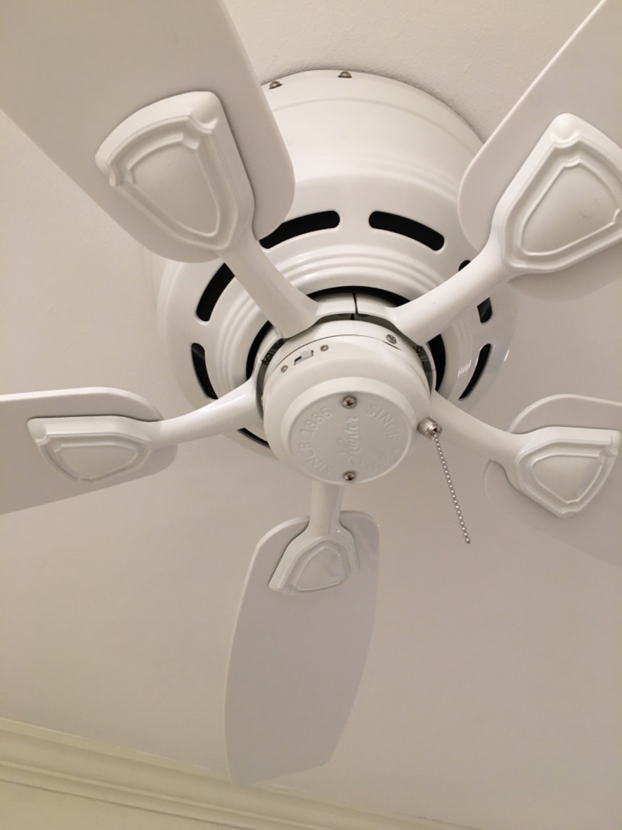 Hunter Sea Wind, Outdoor or Indoor, Ceiling Fan, No Light, 48 inch, White customer photo 2