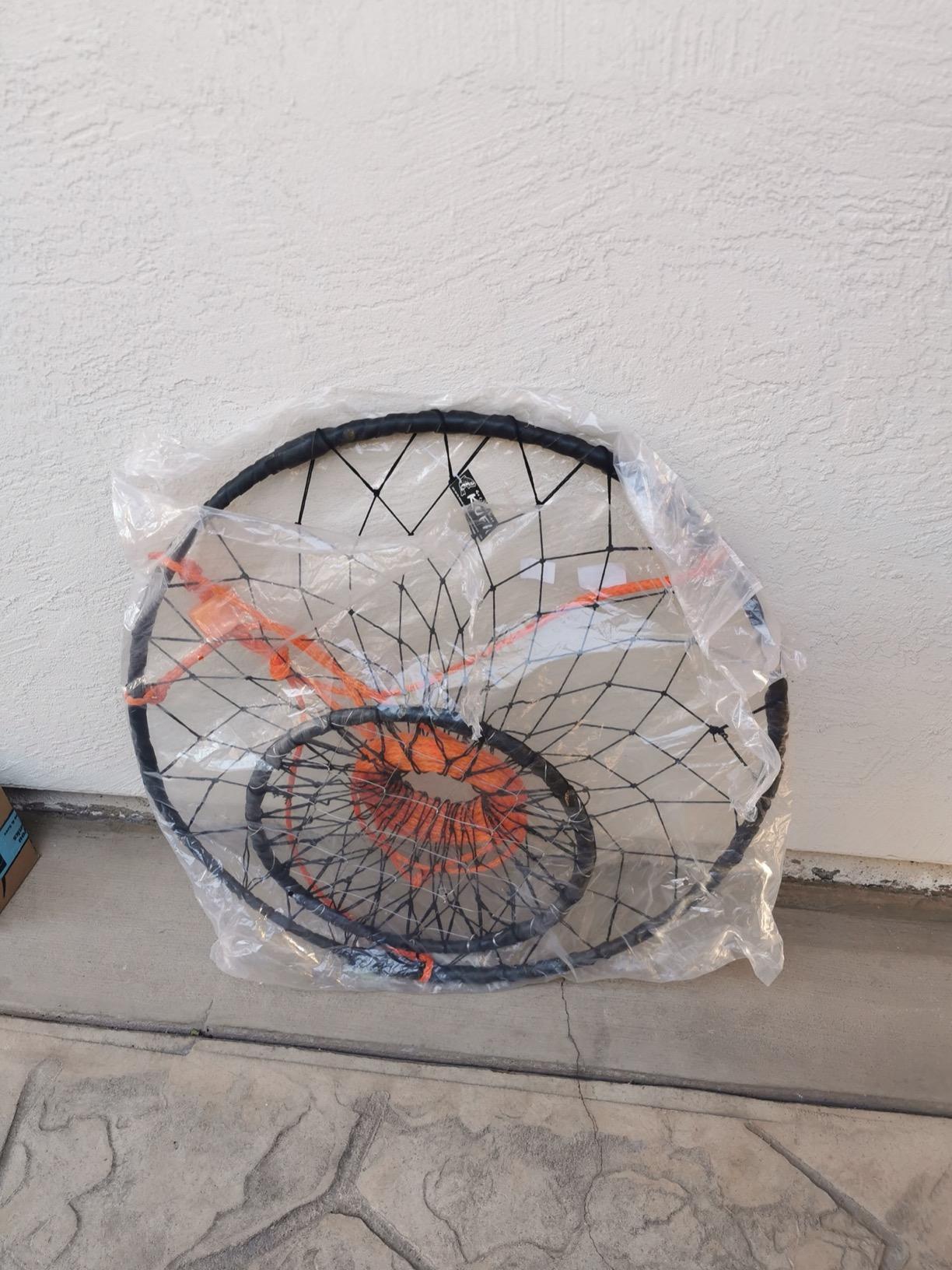 KUFA Rubber Wrapped Steel Ring Crab Trap (Size:ø30) with 50' Rope and the Bait cage (CT88+27093) (CT88) customer photo 1