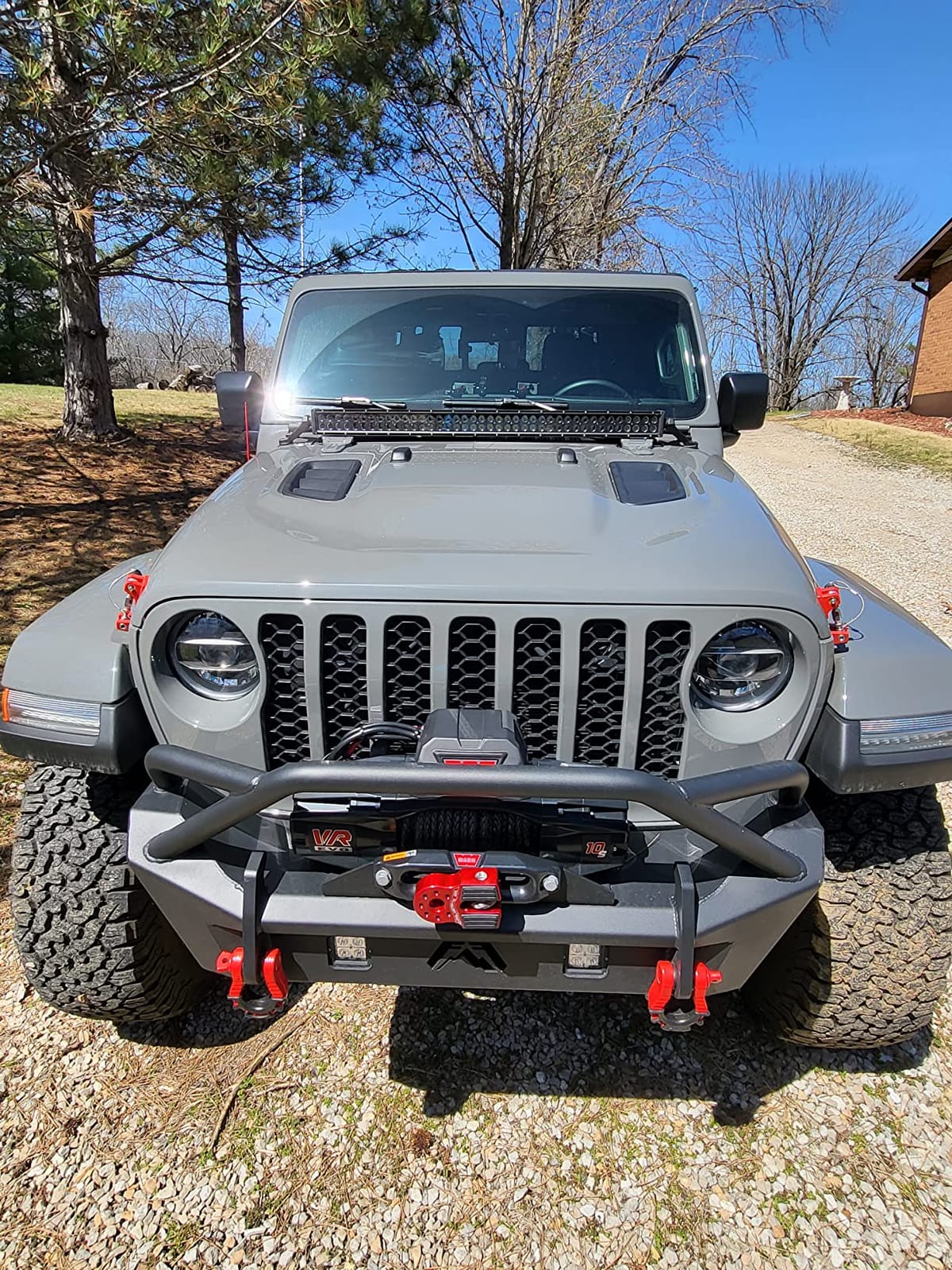 Factor55 00050-01 Flatlink Original Folding Winch Shackle Bracket Max Load Rating 16,000 lb Ultimate Failure Greater Than 40,000 lb Ideal for 4x4 Off Road Adventures – Red customer photo 2