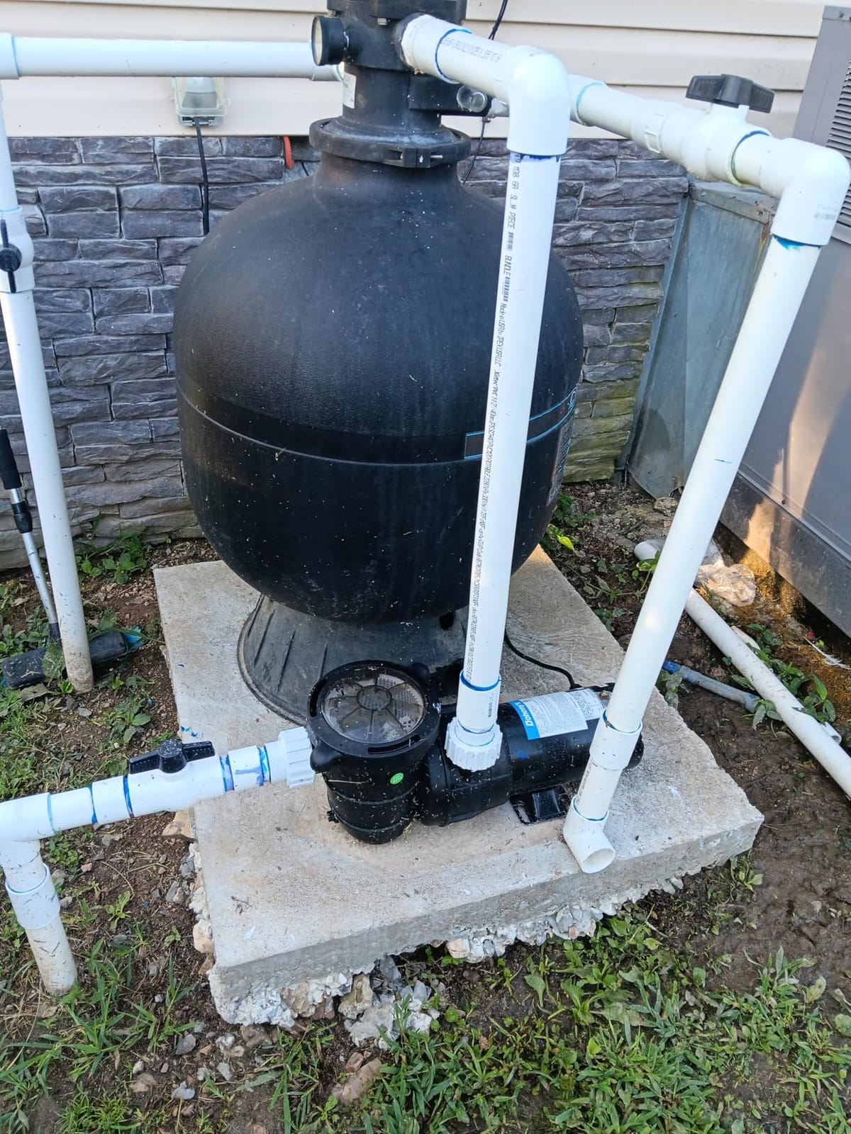 Doheny's 1.5 HP Above Ground Swimming Pool Pump | 115V, 83 GPM (1.2 THP), Stainless Steel Shaft, Reinforced Thermoplastic, Low-Noise, High-Efficiency customer photo 2