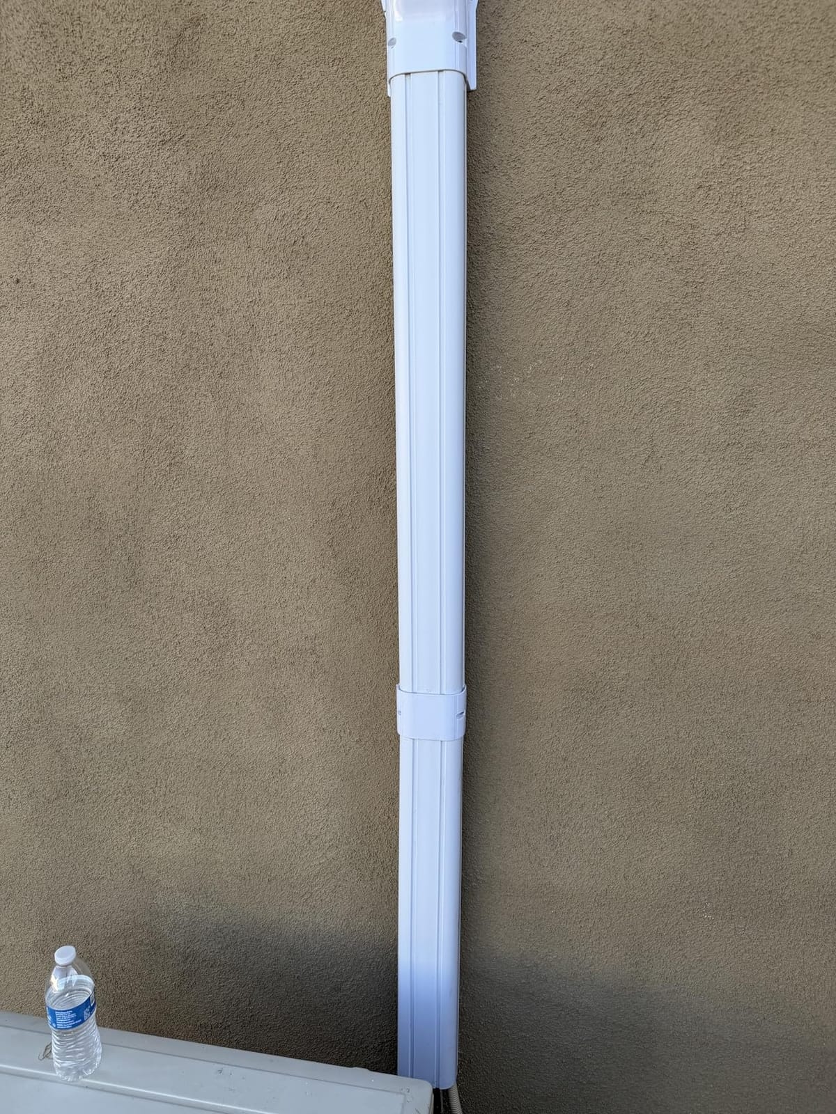 Ductless HVAC Mini Split Line Set Cover - for AC Line Cover (White 3x7.5ft) | Protects mini split AC line sets from weather and damage while providing a clean, organized appearance for installations. customer photo 1