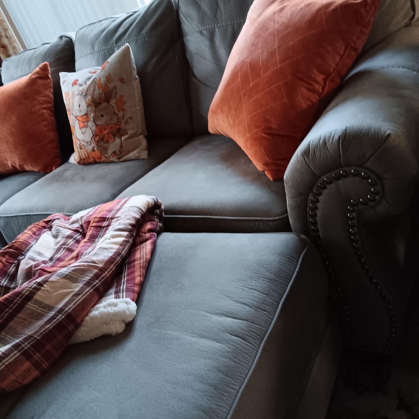 Eddie Bauer - Sherpa Throw Blanket for Couch 50x60 - Ultra Soft Reversible Fleece & Plush Sherpa Blanket, Warm Cozy Plaid Throw Blanket for Sofa, Bed, Living Room, Cabin Decor customer photo 1
