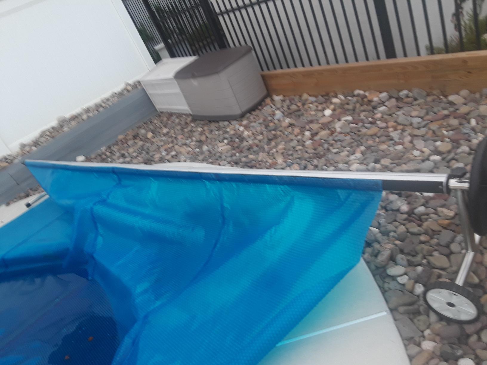 Best Choice Products 21ft Aluminum Inground Swimming Pool Cover Reel w/Hand Crank - Silver customer photo 1